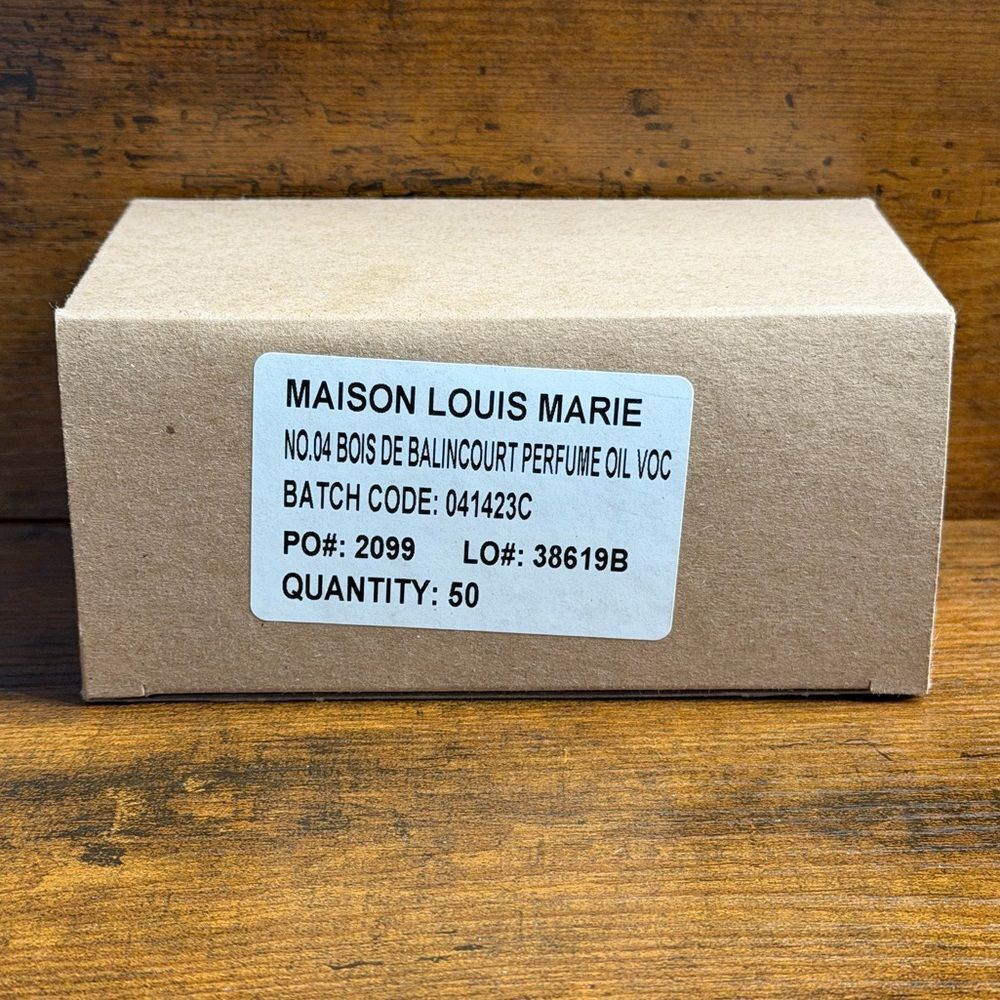 🌿 Maison Louis Marie No.04 Bois de Balincourt Perfume Oil Sample Set, Lot of 50 - Picture 9 of 14